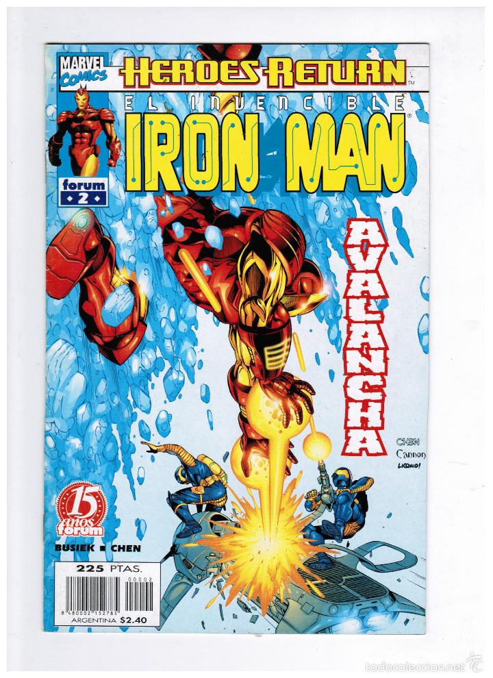 C&oacute;mics: EL INVENCIBLE IRON MAN VOL  4 N&ordm; 2 - HEROES RETURN - FORUM - Foto 1