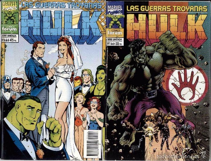 C&oacute;mics: HULK. LAS GUERRAS  TROYANAS. COLECCION COMPLETA.FORUM. - Foto 1