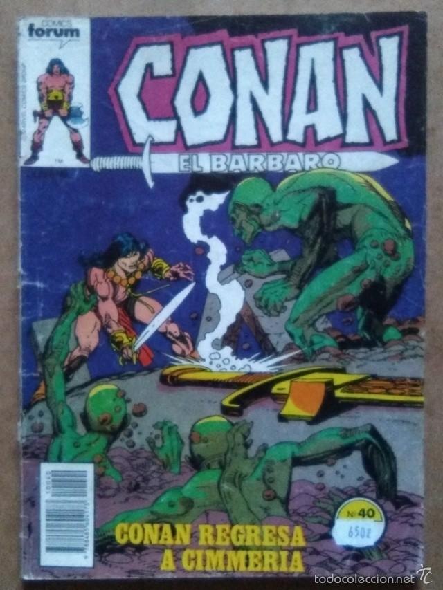 C&oacute;mics: CONAN EL BARBARO VOL. 1 N&ordm; 40 - FORUM - Foto 1