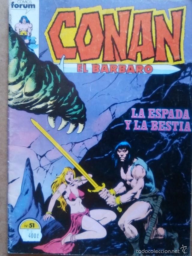 C&oacute;mics: CONAN EL BARBARO VOL. 1 N&ordm; 51 - FORUM - Foto 1