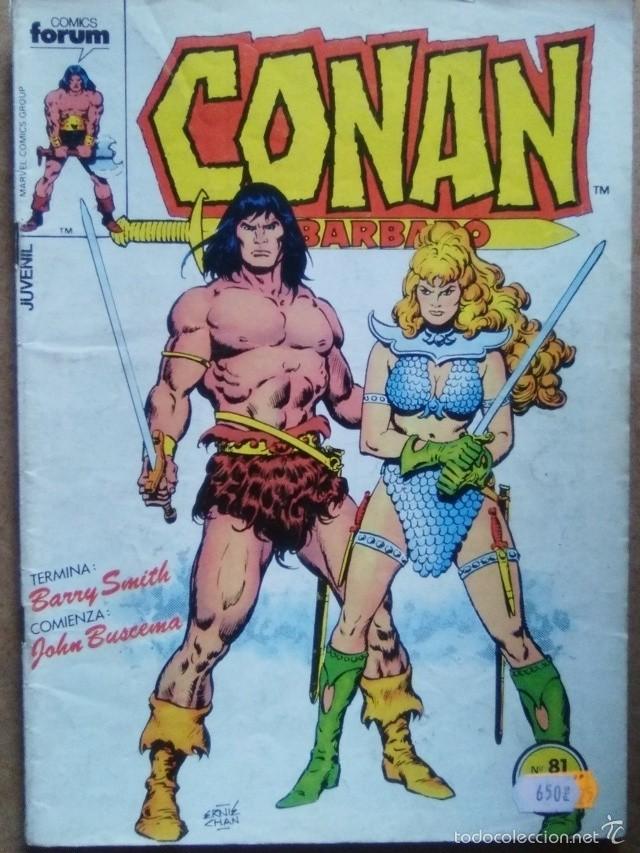 C&oacute;mics: CONAN EL BARBARO VOL. 1 N&ordm; 81 - FORUM - COMO NUEVO - Foto 1