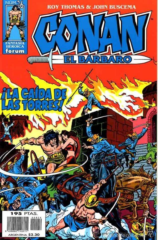 C&oacute;mics: CONAN EL BARBARO 2&ordf; EDICION N&ordm; 26 - FORUM - IMPECABLE - Foto 1