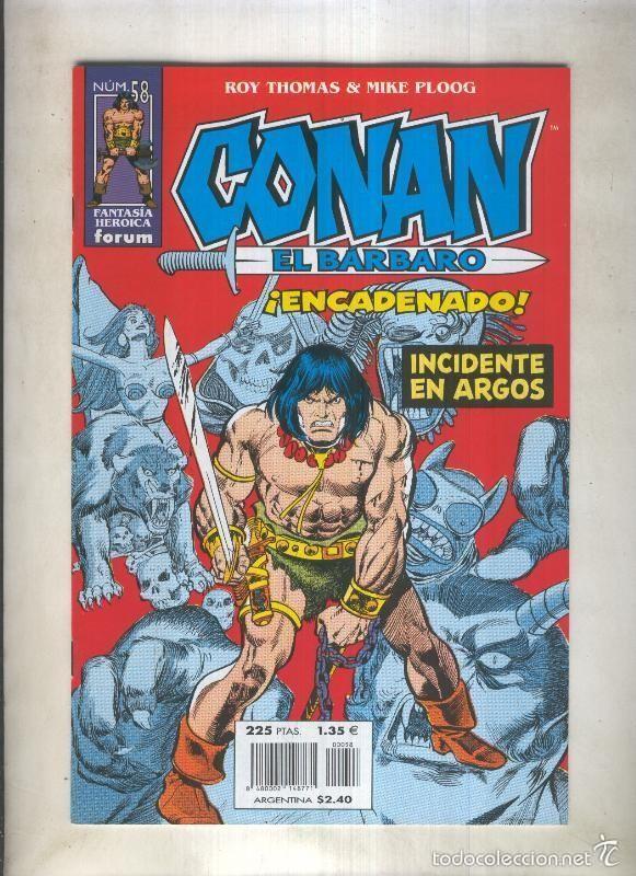 C&oacute;mics: CONAN EL BARBARO 2&ordf; EDICION N&ordm; 58 - FORUM - IMPECABLE - Foto 1