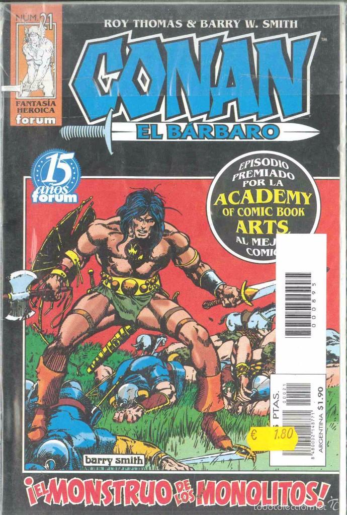 C&oacute;mics: CONAN EL BARBARO N&ordm; 21. FORUM. - Foto 1