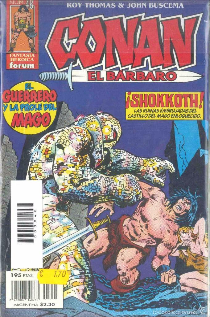 C&oacute;mics: CONAN EL BARBARO N&ordm;48. FORUM. - Foto 1