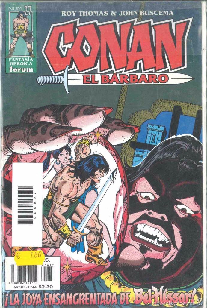 C&oacute;mics: CONAN EL BARBARO N&ordm; 27. FORUM. - Foto 1