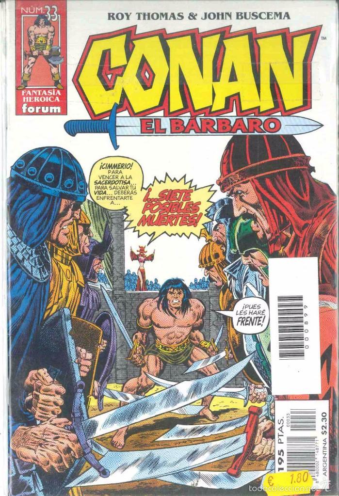 C&oacute;mics: CONAN EL BARBARO N&ordm; 33. FORUM. - Foto 1