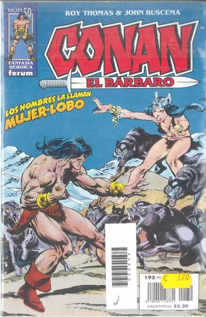 C&oacute;mics: CONAN EL BARBARO N&ordm; 50. FORUM. - Foto 1