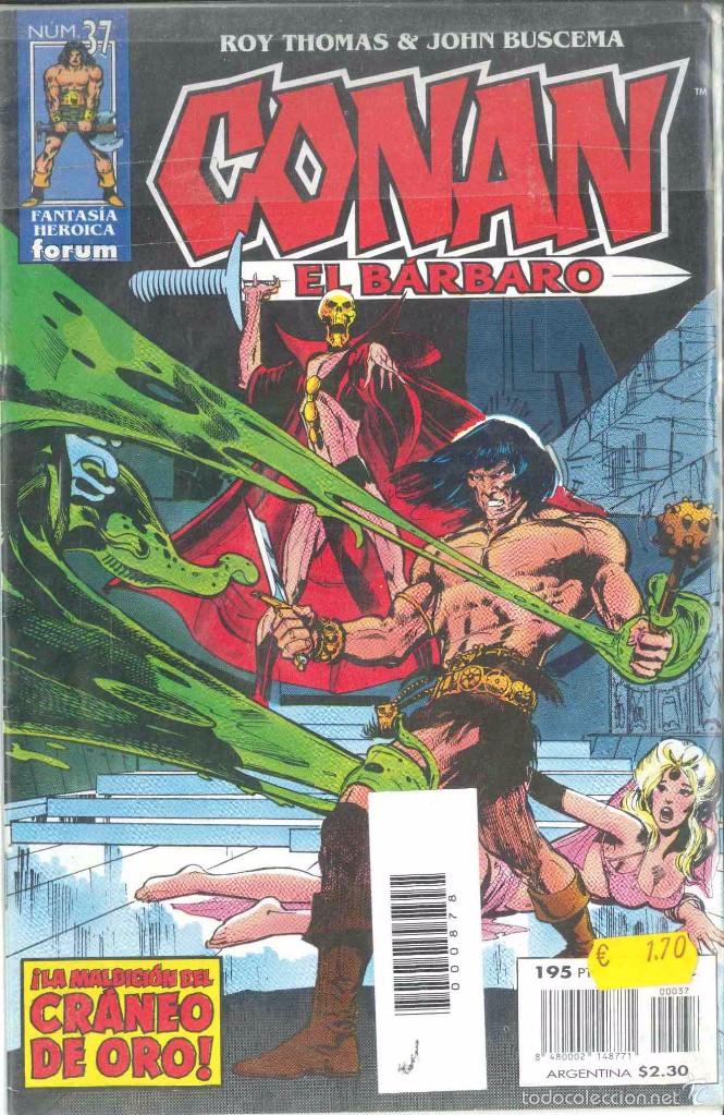 C&oacute;mics: CONAN EL BARBARO N&ordm; 37.FORUM. - Foto 1