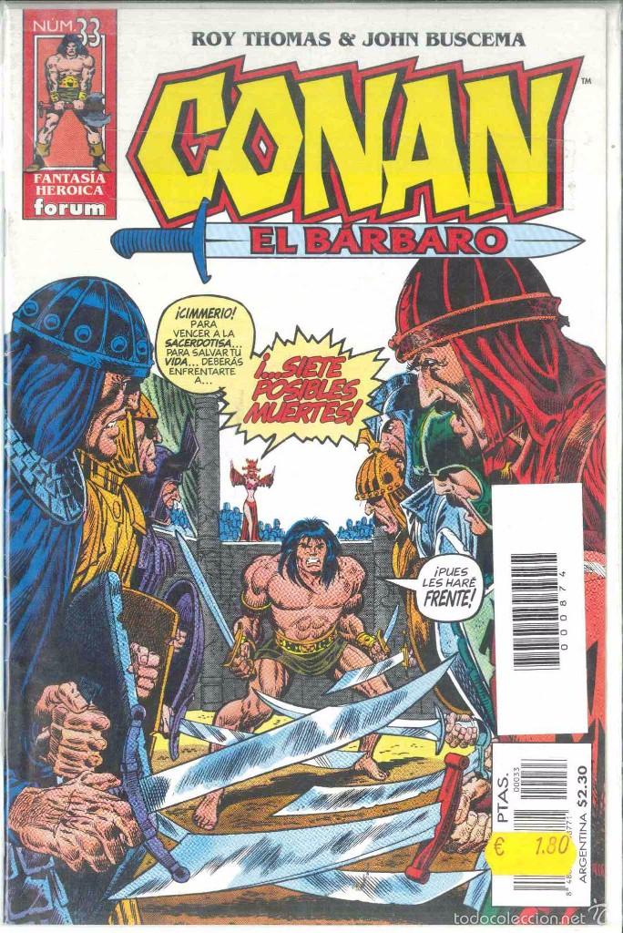 C&oacute;mics: CONAN EL BARBARO N&ordm; 33.FORUM. - Foto 1