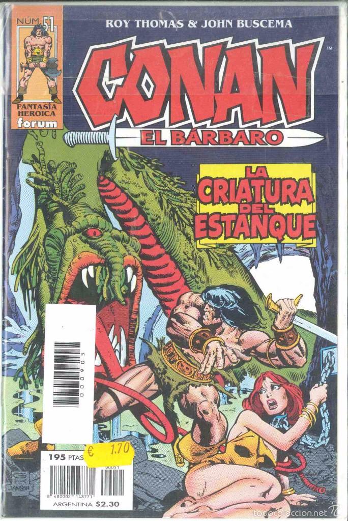 C&oacute;mics: CONAN EL BARBARO N&ordm; 51. FORUM. - Foto 1