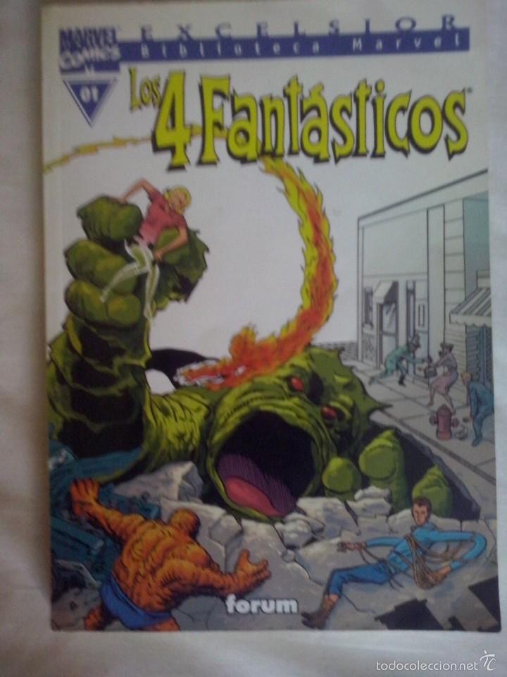 C&oacute;mics: N&ordm; 01 LOS 4 FANTASTICOS COLECCION EXCELSIOR BIBLIOTECA MARVEL - Foto 1