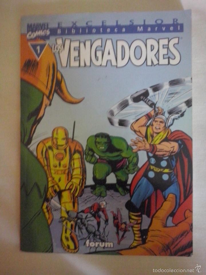 C&oacute;mics: N&ordm; 1 DE LOS VENGADORES COLECCION EXCELSIOR BIBLIOTECA MARVEL DE FORUM - Foto 1