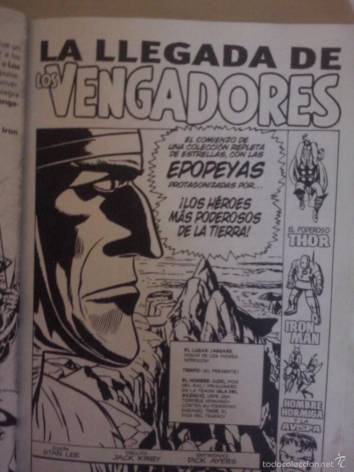 C&oacute;mics: N&ordm; 1 DE LOS VENGADORES COLECCION EXCELSIOR BIBLIOTECA MARVEL DE FORUM - Foto 3