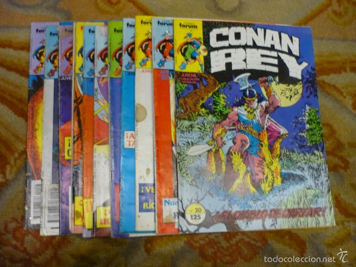 C&oacute;mics: LOTE DE 11 COMICS DE CONAN REY. FORUM 1&ordf; EDICI&Oacute;N. - Foto 1