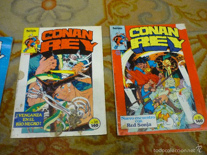 C&oacute;mics: LOTE DE 11 COMICS DE CONAN REY. FORUM 1&ordf; EDICI&Oacute;N. - Foto 2