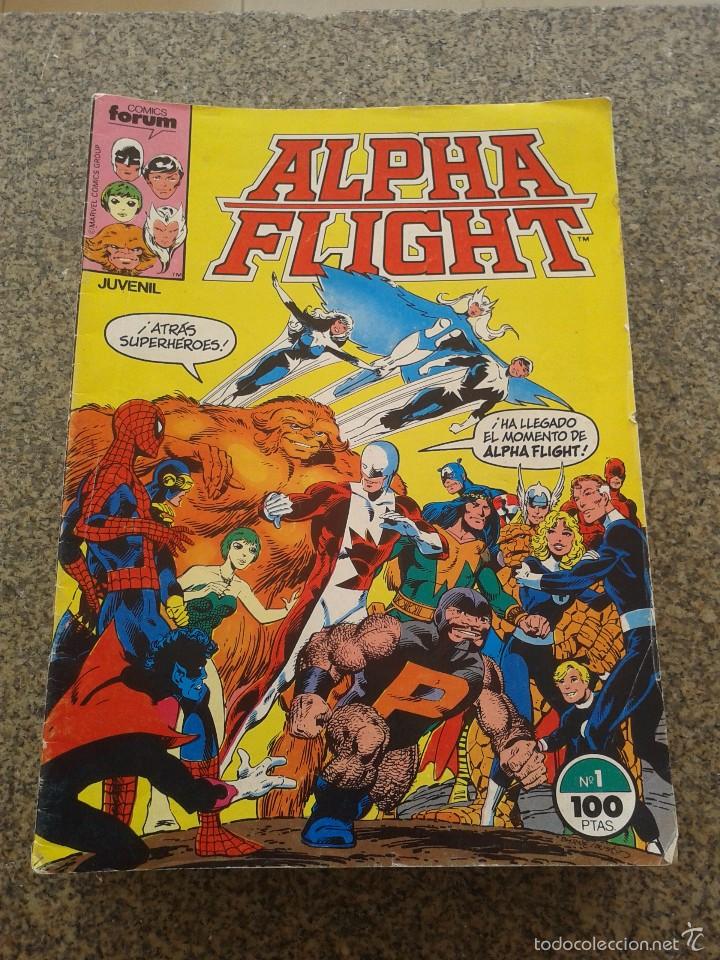 C&oacute;mics: ALPHA FLIGHT -- VOLUMEN 1 -- LOTE DE 23 NUMEROS -- FORUM -- - Foto 1