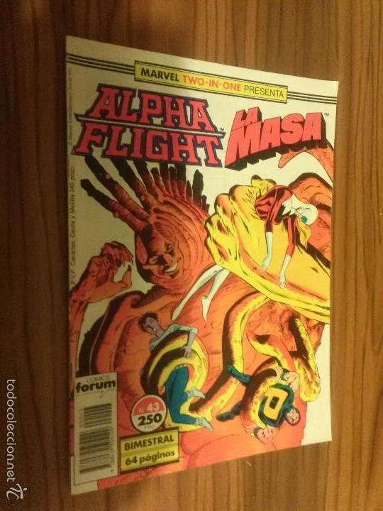 C&oacute;mics: ALPHA FLIGHT / LA MASA TWO IN ONE 43. GRAPA. BUEN ESTADO - Foto 1