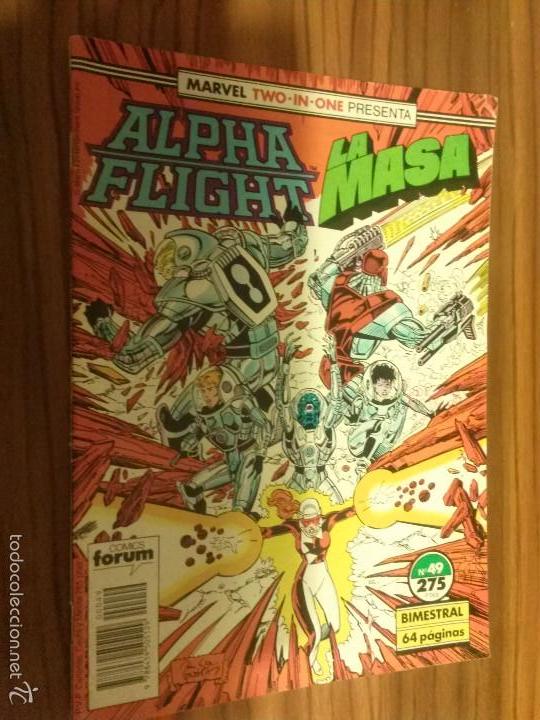 C&oacute;mics: ALPHA FLIGHT / LA MASA TWO IN ONE 49. GRAPA. BUEN ESTADO - Foto 1
