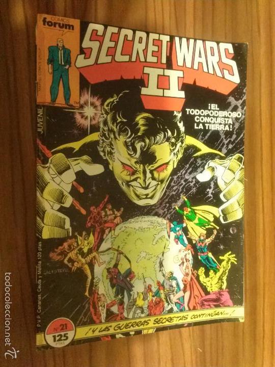 Comics: SECRET WARS II. 21. El Todopoderoso conquista La Tierra. GRAPA. BUEN ESTADO. caj. 136