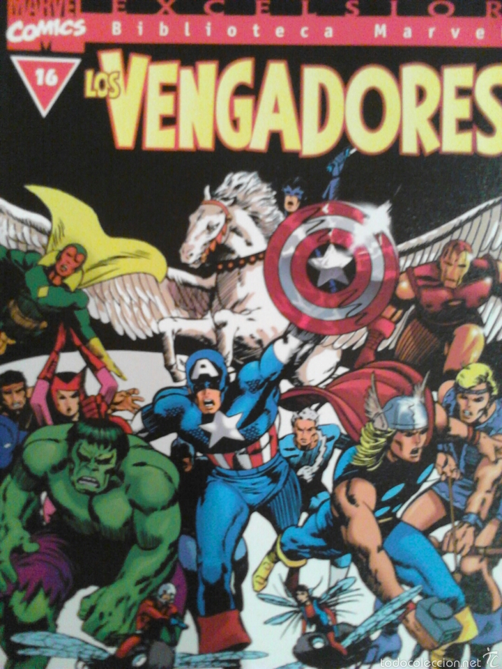 C&oacute;mics: Biblioteca Marvel Los Vengadores 16 l&iacute;nea Excelsior cj26 - Foto 1