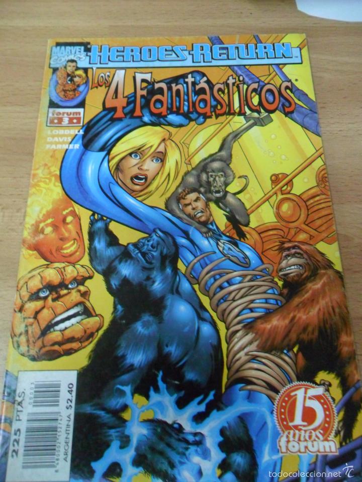 C&oacute;mics: 4 FANTASTICOS VOL. 3 HEROES RETURN N&ordm; 3 - FORUM - - Foto 1