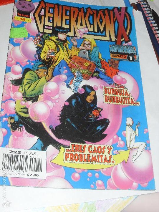 C&oacute;mics: GENERACION X N&ordm; 14. VOL. 2. MARVEL COMICS. FORUM. - Foto 1
