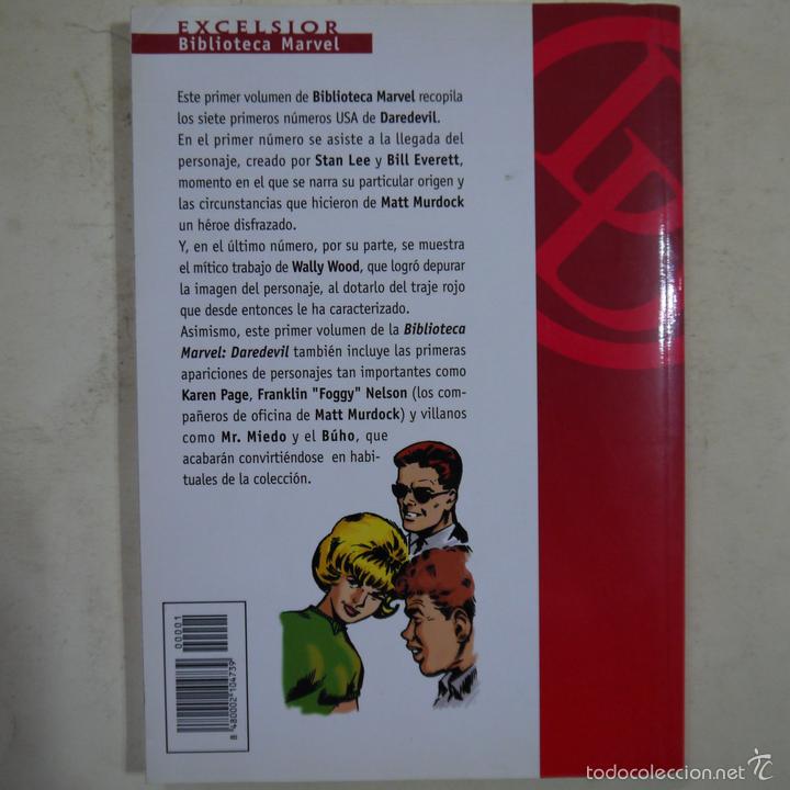 C&oacute;mics: BILIOTECA MARVEL. DAREDEVIL N.&ordm; 1. COLECCI&Oacute;N EXCELSIOR - FORUM - 2001 - Foto 2