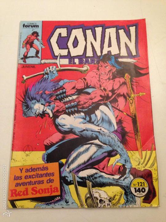 C&oacute;mics: CONAN EL BARBARO N&ordm; 121. FORUM 1987. - Foto 1