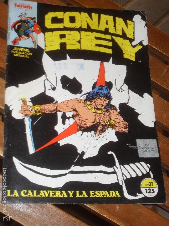 C&oacute;mics: CONAN REY N&ordm; 21. COMICS FORUM JUVENIL 1987 - Foto 1
