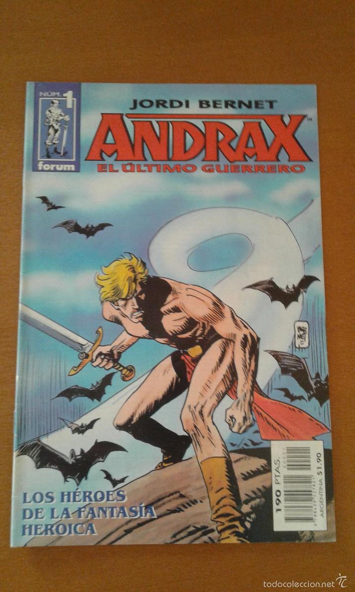 C&oacute;mics: Andrax , el &uacute;ltimo guerrero n&ordm; 1 -jordi bernet - ( forum ) - Foto 1