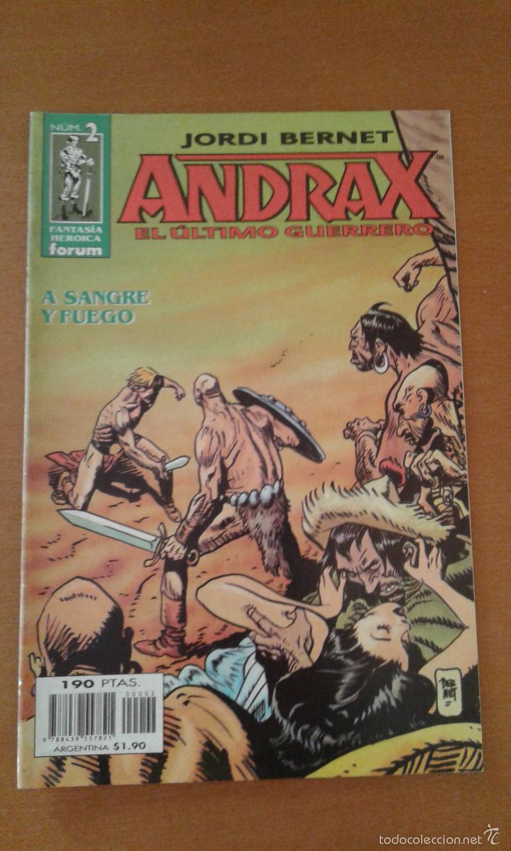 C&oacute;mics: Andrax , el &uacute;ltimo guerrero n&ordm; 2 -jordi bernet - ( forum ) - Foto 1