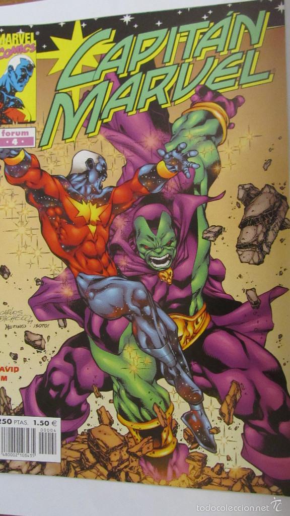 C&oacute;mics: CAPIT&Aacute;N MARVEL N&Uacute;MERO 4, A&Ntilde;O 2000, - Foto 1