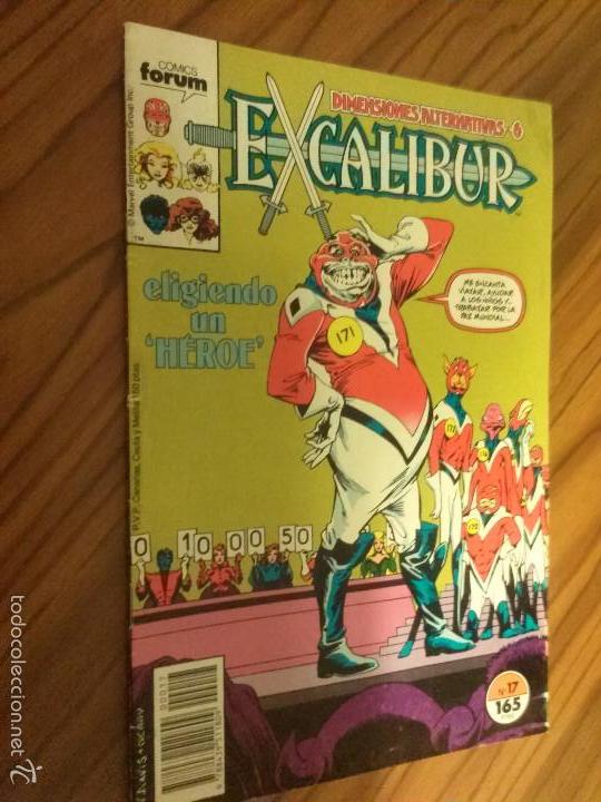 Comics: EXCALIBUR 17. ELIGIENDO UN HEROE. GRAPA. BUEN ESTADO.