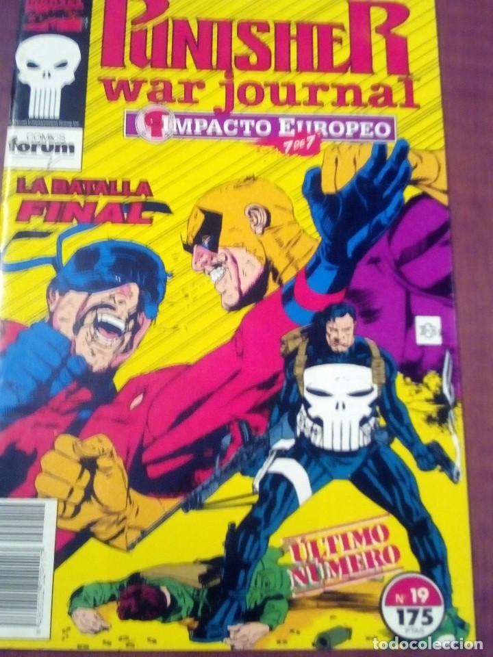 C&oacute;mics: PUNISHER WAR JOURNAL N-19  ULTIMO NUMERO CON POSTER L2P4 - Foto 1