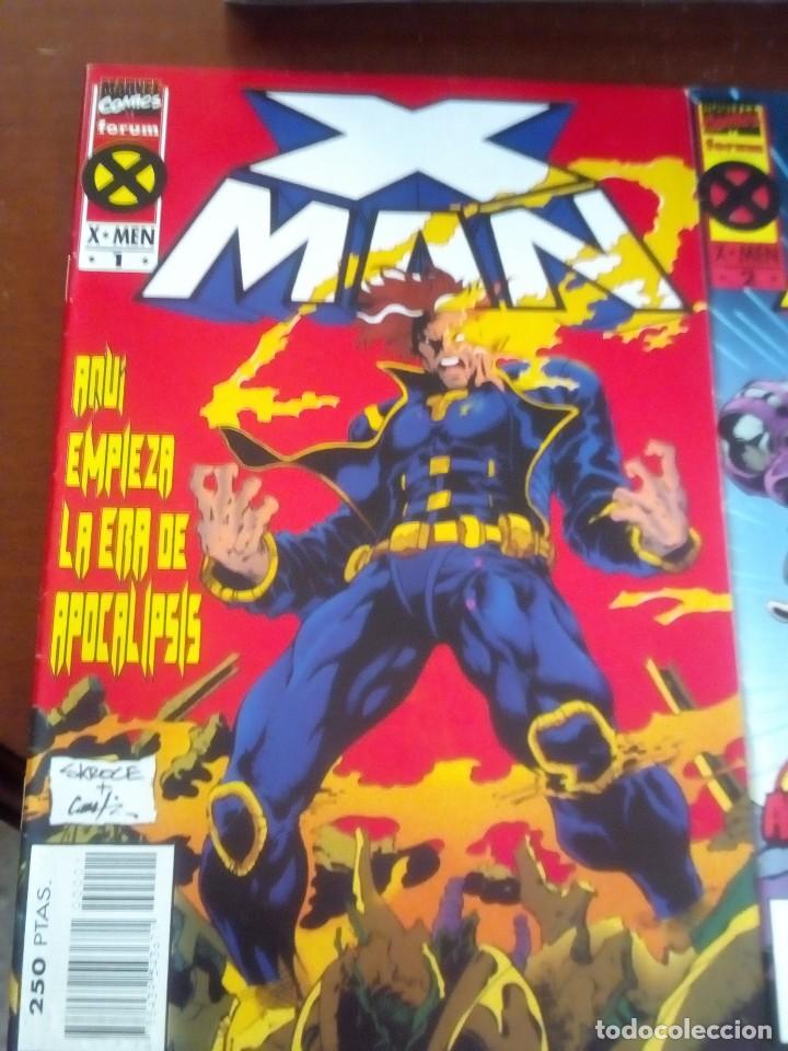 C&oacute;mics: X-MAN N 1-2-3   LA ERA DE APOCALIPSIS  COMO NUEVOS  L2P4 - Foto 2