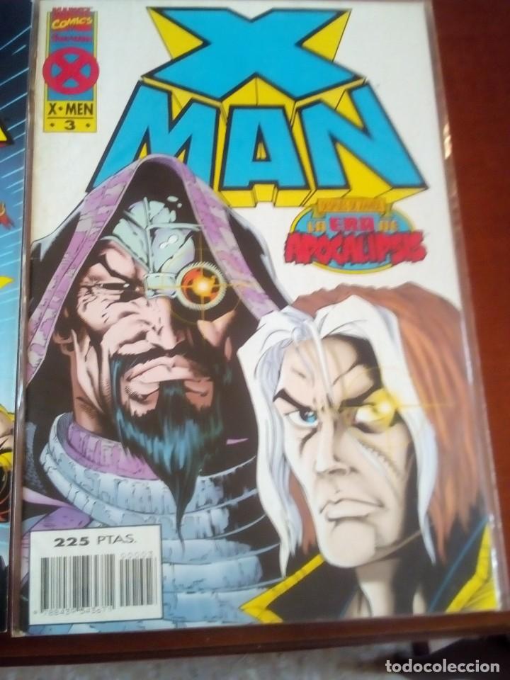 C&oacute;mics: X-MAN N 1-2-3   LA ERA DE APOCALIPSIS  COMO NUEVOS  L2P4 - Foto 4