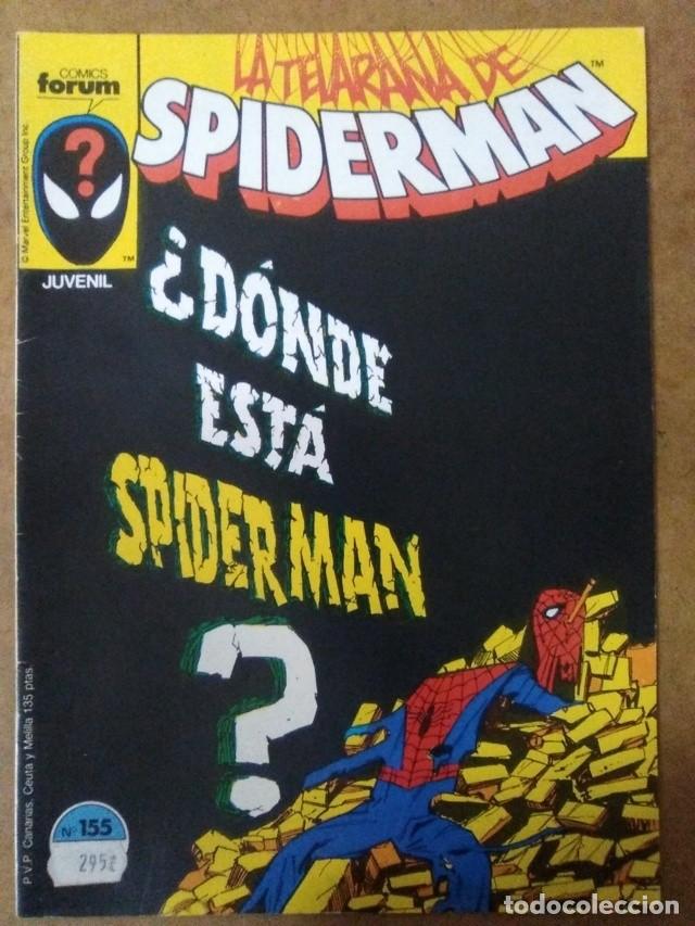 C&oacute;mics: SPIDERMAN VOL. 1 N&ordm; 155 1&ordf; EDICION - FORUM - COMO NUEVO - Foto 1