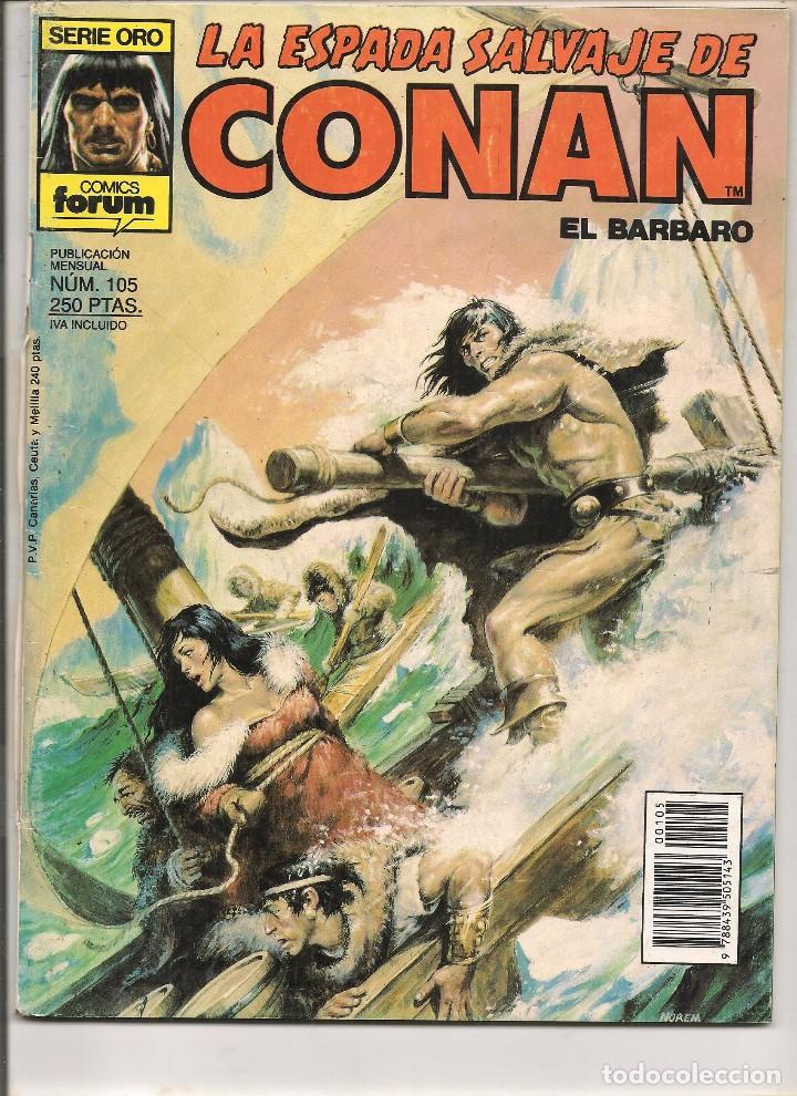 C&oacute;mics: LA ESPADA SALVAJE DE CONAN. N&ordm; 105. FORUM . (Z/C10) - Foto 1