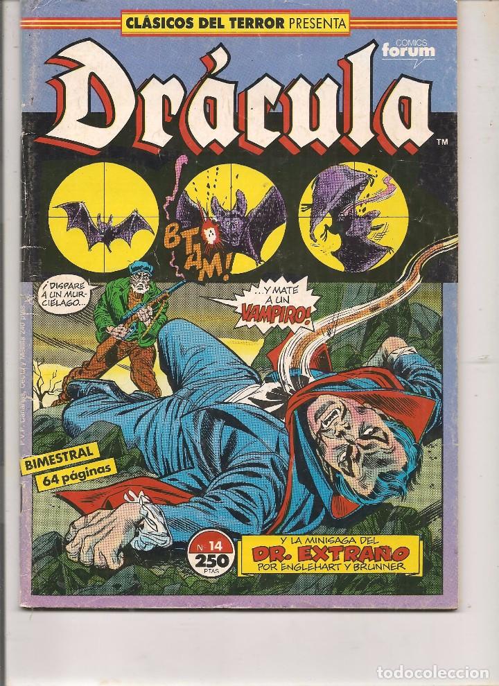 C&oacute;mics: CL&Aacute;SICOS DEL TERROR, PRESENTA: DR&Aacute;CULA. N&ordm; 14. FORUM.  (Z/C11) - Foto 1