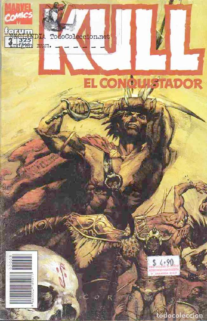C&oacute;mics: COMIC KULL EL CONQUISTADOR NUMERO 3 EKL FORUM MARVEL V3 - Foto 1