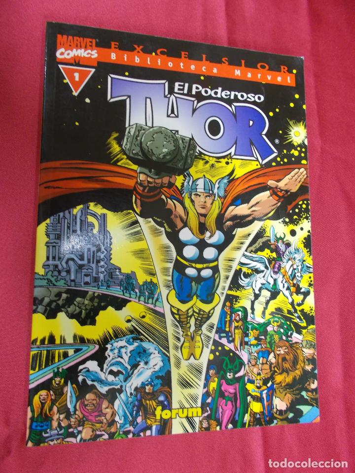 C&oacute;mics: EL PODEROSO THOR. N&ordm; 1. BIBLIOTECA MARVEL. FORUM . - Foto 1