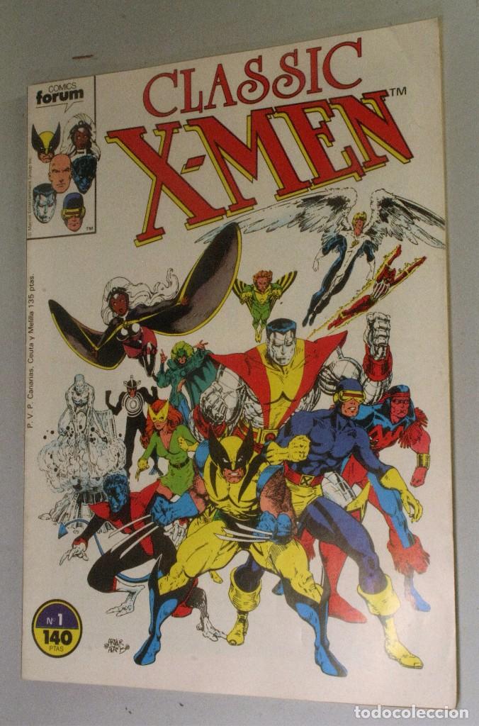 C&oacute;mics: FORUM. Comic de Classic X MEN de Marvel n&ordm;1. En castellano 1988 - Foto 1