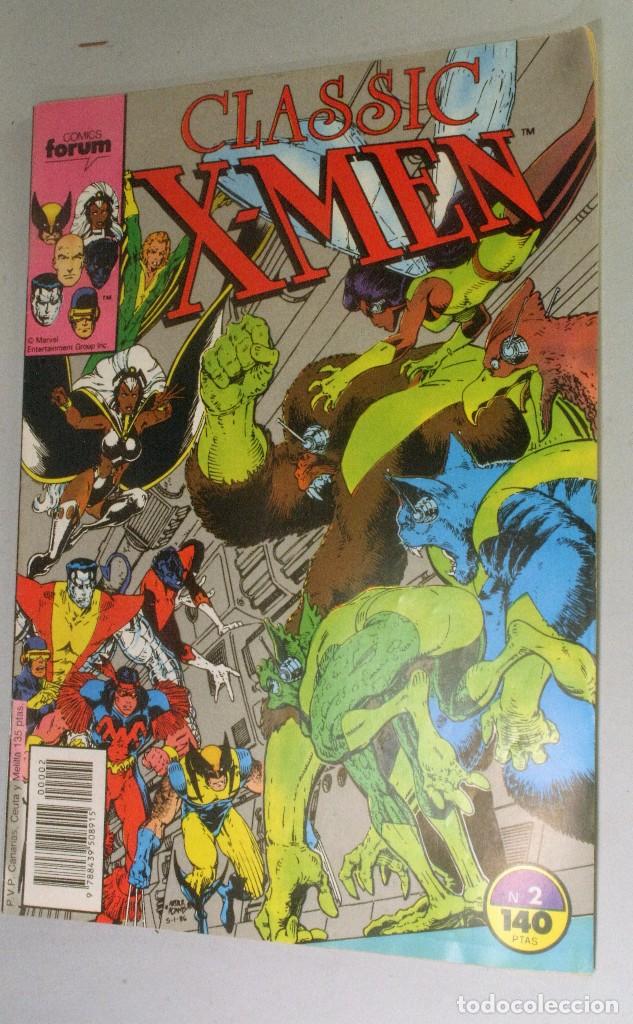C&oacute;mics: FORUM. Comic de Classic X MEN de Marvel n&ordm;2. En castellano 1988 - Foto 1