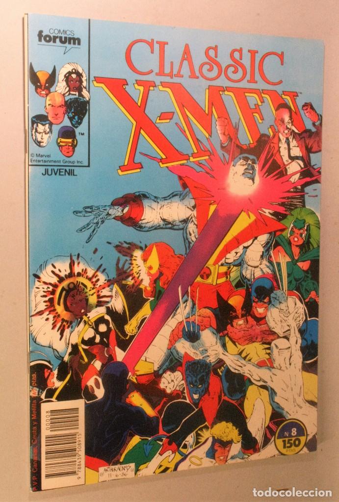 C&oacute;mics: FORUM. Comic de Classic X MEN de Marvel n&ordm;8. En castellano 1989 - Foto 1