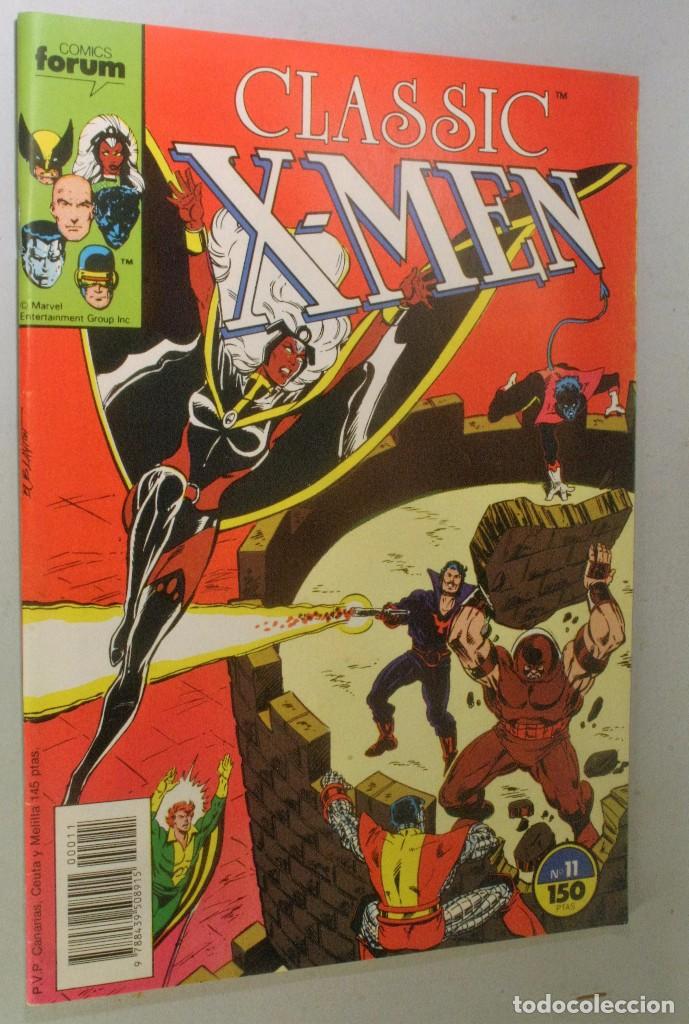 C&oacute;mics: FORUM. Comic de Classic X MEN de Marvel n&ordm;11. En castellano 1989 - Foto 1