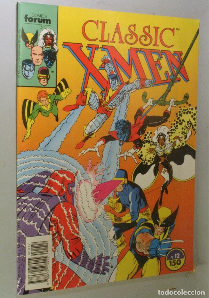 C&oacute;mics: FORUM. Comic de Classic X MEN de Marvel n&ordm;12. En castellano 1989 - Foto 1