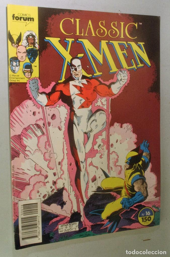 C&oacute;mics: FORUM. Comic de Classic X MEN de Marvel n&ordm;16. En castellano 1989 - Foto 1