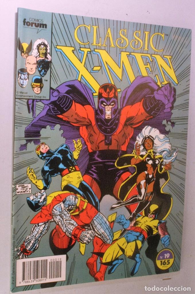 C&oacute;mics: FORUM. Comic de Classic X MEN de Marvel n&ordm;19. En castellano 1990 - Foto 1