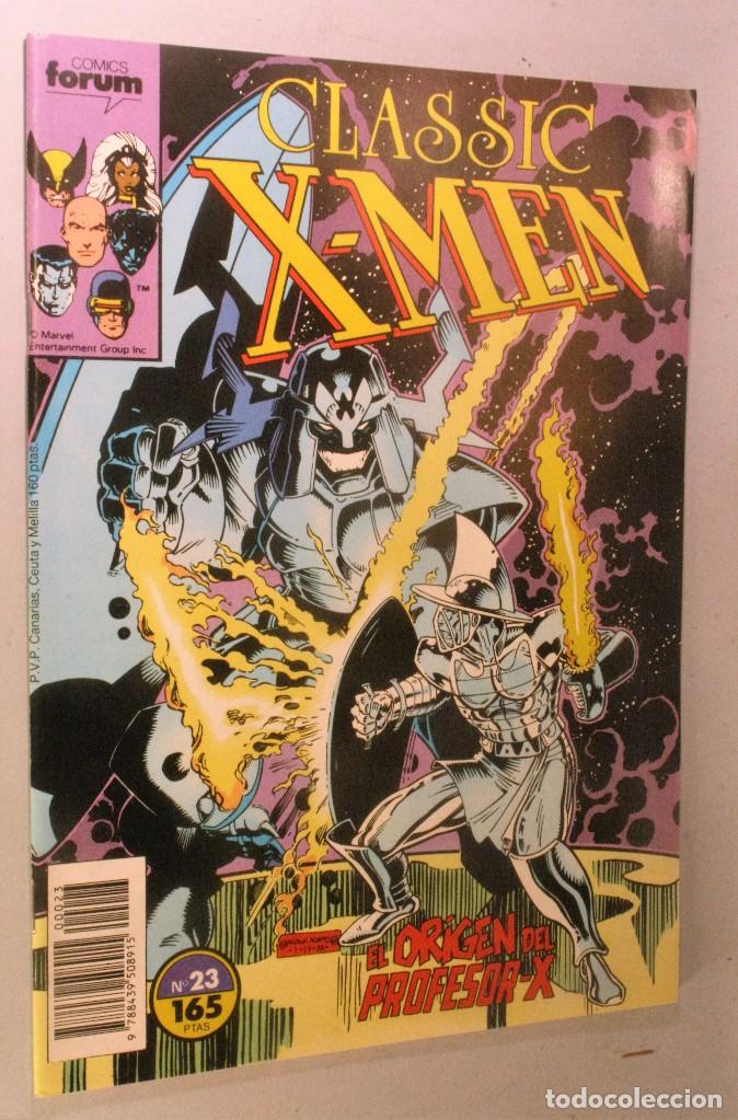 C&oacute;mics: FORUM. Comic de Classic X MEN de Marvel n&ordm;23. En castellano 1990 - Foto 1
